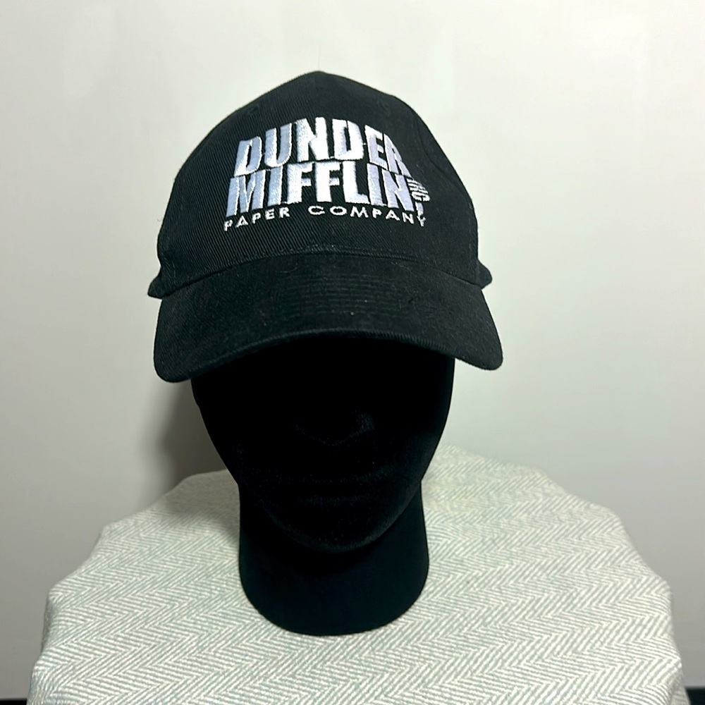 Dunder Mifflin black ball cap.